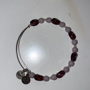 ALEX AND ANI purple beaded bracelet